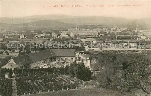 AK / Ansichtskarte Saint Paul Trois Chateaux Vue panoramaique sud ouest Saint Paul Trois Chateaux