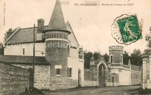 AK / Ansichtskarte Amplepuis Entree du Chateau du Cret Amplepuis