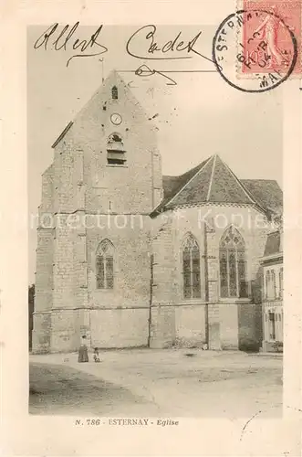AK / Ansichtskarte Esternay Eglise Kirche Esternay