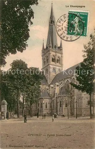 AK / Ansichtskarte Epernay_Marne Eglise Notre Dame Kirche Epernay Marne