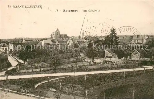 AK / Ansichtskarte Esternay Vue generale Esternay