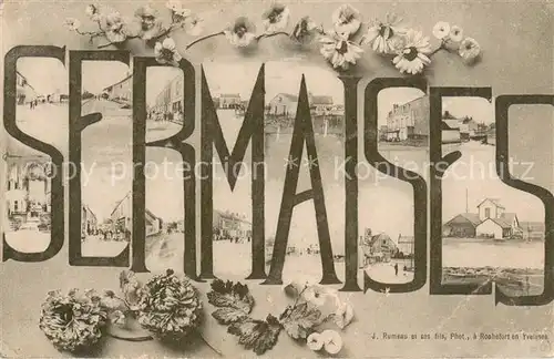 AK / Ansichtskarte Sermaises Souvenirs de la ville Sermaises