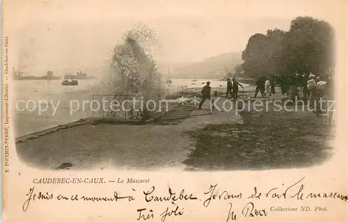AK / Ansichtskarte Caudebec en Caux Le Mascaret Caudebec en Caux