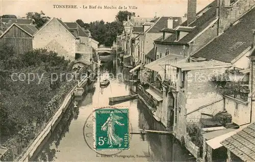 AK / Ansichtskarte Tonnerre Le bief du moulin de la ville Tonnerre