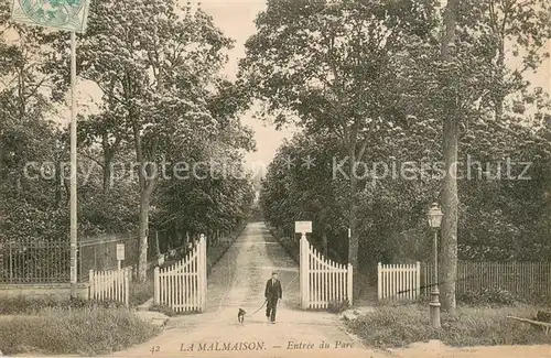 AK / Ansichtskarte La_Malmaison Entree du parc La_Malmaison