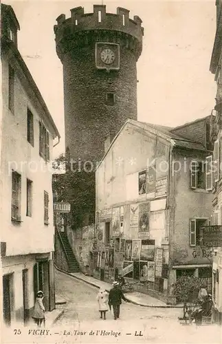 AK / Ansichtskarte Vichy_Allier Tour de l Horloge Vichy Allier