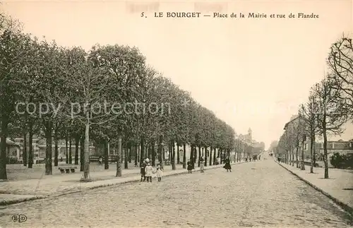 AK / Ansichtskarte Le_Bourget_Seine Saint Denis Place de la Mairie Rue de Flandre Le_Bourget