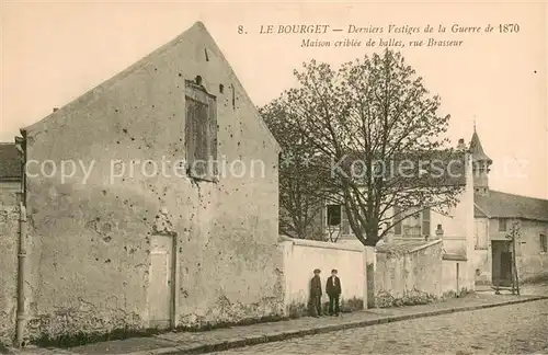 AK / Ansichtskarte Le_Bourget_Seine Saint Denis Derniers Vestiges de la Guerre de 1870 Rue Brasseur Le_Bourget