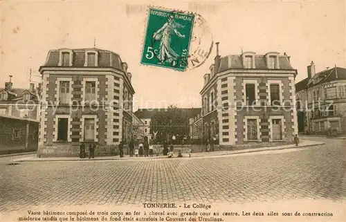 AK / Ansichtskarte Tonnerre Le College Tonnerre