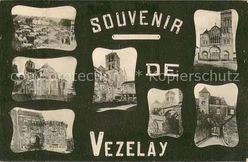 AK / Ansichtskarte Vezelay Souvenir de la ville Vezelay