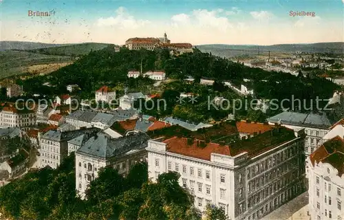 AK / Ansichtskarte Bruenn_Brno Panorama Schloss Spielberg Bruenn_Brno