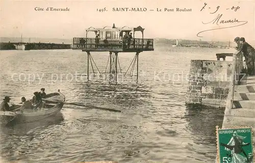 AK / Ansichtskarte Saint Malo_35 Pont roulant 