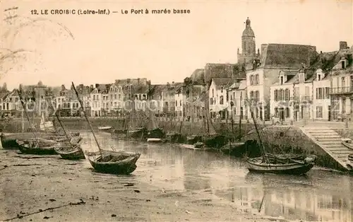 AK / Ansichtskarte Le_Croisic Le port a maree basse Le_Croisic