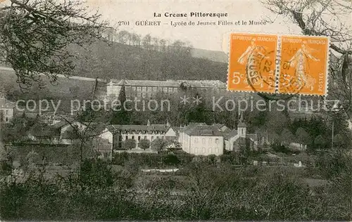 AK / Ansichtskarte Gueret Lycee de Jeunes Filles et le Musee Gueret