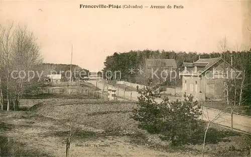 AK / Ansichtskarte Franceville Plage Avenue de Paris Franceville Plage