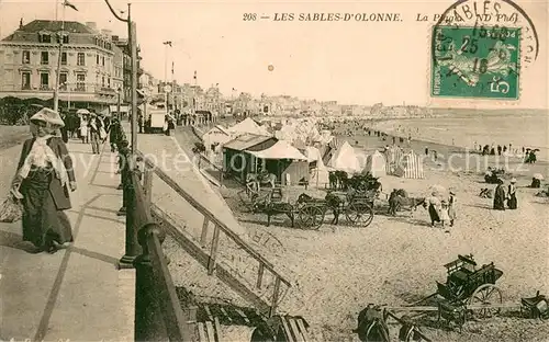 AK / Ansichtskarte Les_Sables d_Olonne La plage Les_Sables d_Olonne