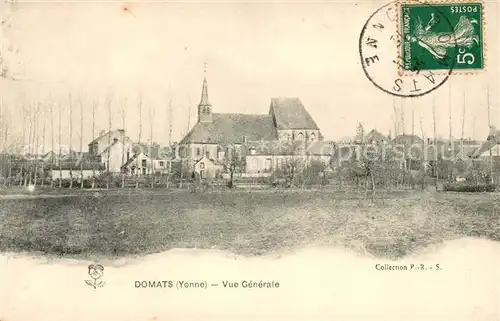AK / Ansichtskarte Domats Vue generale Eglise Domats