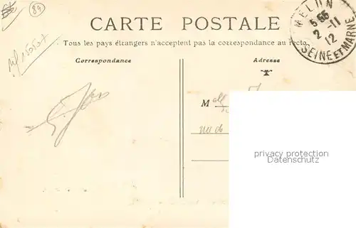 AK / Ansichtskarte Domats Vue generale Eglise Domats