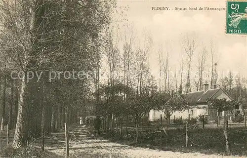 AK / Ansichtskarte Flogny la Chapelle Site au bord de l Armancon Flogny la Chapelle