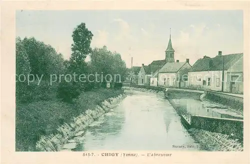 AK / Ansichtskarte Chigy L Abreuvoir Chigy