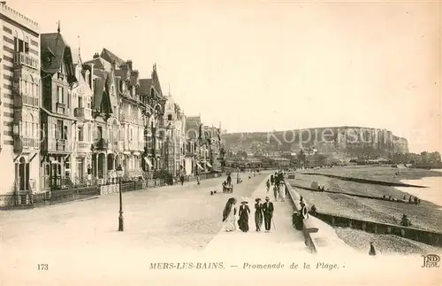 AK / Ansichtskarte Mers les Bains Promenade de la plage Mers les Bains