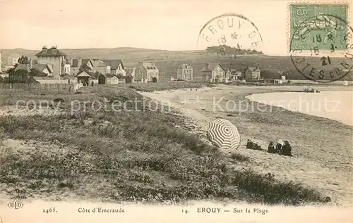 AK / Ansichtskarte Erquy Sur la plage Erquy