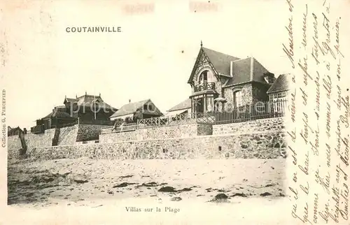 AK / Ansichtskarte Coutainville Villas sur la plage Coutainville