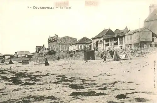 AK / Ansichtskarte Coutainville Sur la plage Coutainville