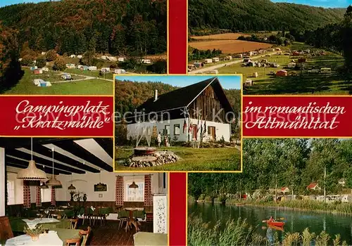 AK / Ansichtskarte Pfraundorf_Inn_Oberbayern Campingplatz Kratzm?hle Altm?hltal Pfraundorf_Inn_Oberbayern