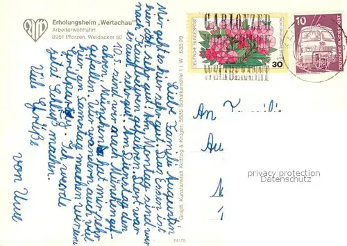 AK / Ansichtskarte Pforzen Erholungsheim Wertachau Pforzen