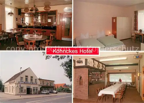 AK / Ansichtskarte Wiefelstede K?hnckes Hotel Wiefelstede