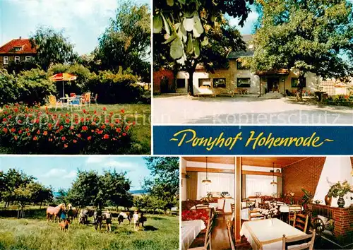 AK / Ansichtskarte Hohenrode_Rinteln Ponyhof Gerda Schulze Hohenrode Rinteln