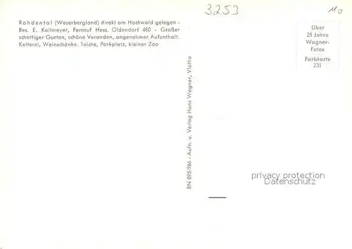 AK / Ansichtskarte Oldendorf_Celle Rohdental Weinsch?nke Oldendorf_Celle