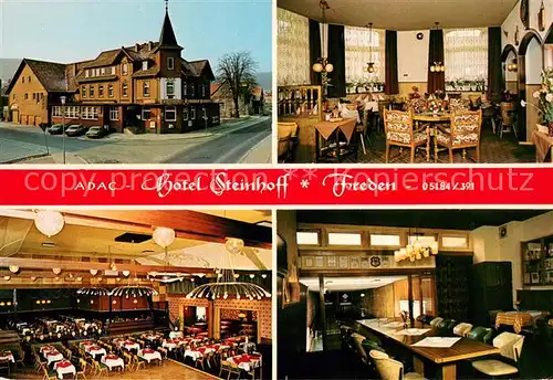 AK / Ansichtskarte Freden_Leine Hotel Steinhoff  Freden_Leine