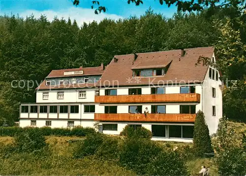 AK / Ansichtskarte Mespelbrunn Fliegeraufnahme Pension Waldhaus Mespelbrunn