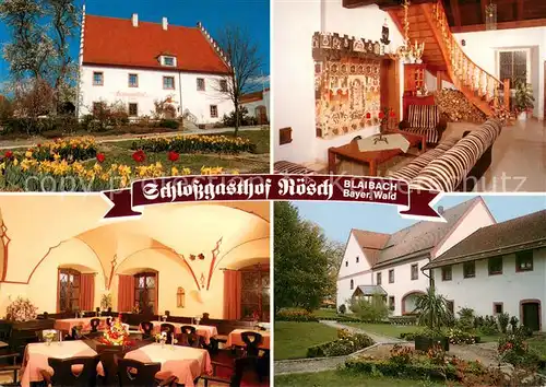 AK / Ansichtskarte Blaibach Schlo?gasthof R?sch Blaibach