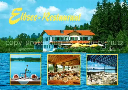AK / Ansichtskarte Aitrang Elbsee Restaurant Aitrang