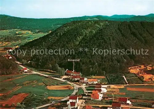 AK / Ansichtskarte Gossersweiler Stein Fliegeraufnahme mit Hotel Restaurant Pension Birkenhof Gossersweiler Stein