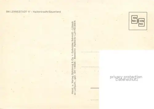 AK / Ansichtskarte Halberbracht Fliegeraufnahme Halberbracht