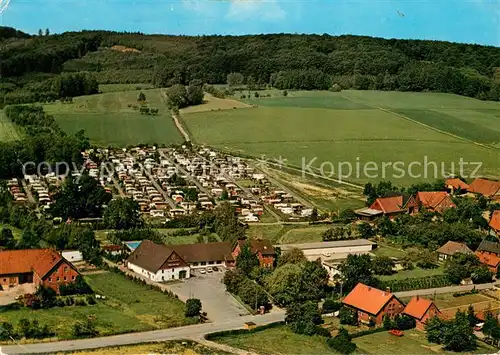 AK / Ansichtskarte Reinsdorf_Apelern Fliegeraufnahme mit Restaurant Dorfkrug Reinsdorf_Apelern