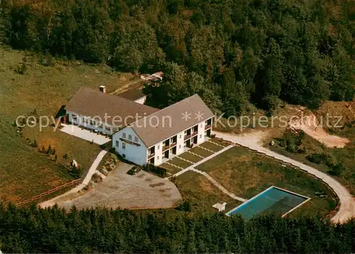 AK / Ansichtskarte Brux_Westensee Pension Gaststaette Falkenhof Fliegeraufnahme Brux_Westensee