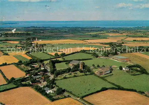 AK / Ansichtskarte Scheersberg Jugendhof Bismarckturm Kreissporthalle Gasthof Thomsen Fliegeraufnahme Scheersberg
