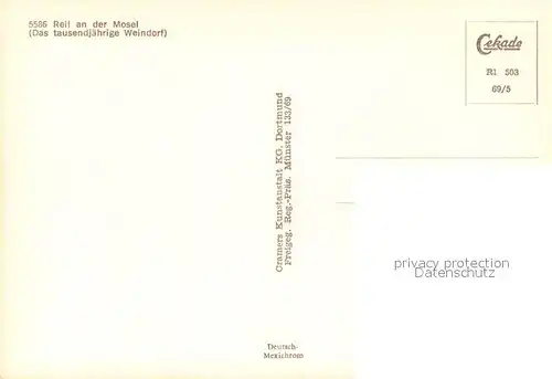 AK / Ansichtskarte Reil_Mosel Fliegeraufnahme Reil_Mosel