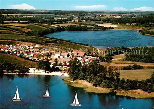 AK / Ansichtskarte Klein_Roennau Fliegeraufnahme mit Campingplatz Kluethseehof Klein_Roennau