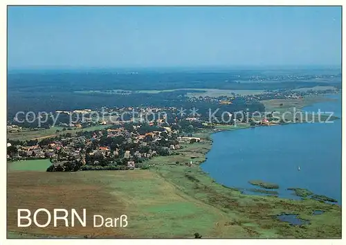 AK / Ansichtskarte Born_Darss Fliegeraufnahme Born_Darss