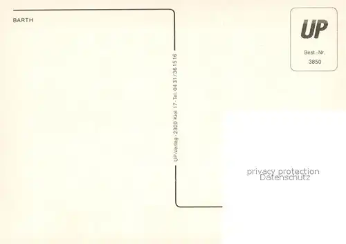 AK / Ansichtskarte Barth Fliegeraufnahme Barth