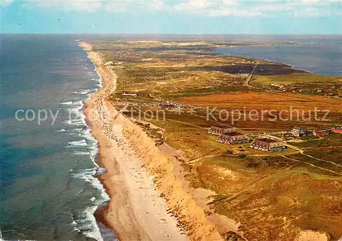 AK / Ansichtskarte Kampen_Sylt Fliegeraufnahme Kampen Sylt