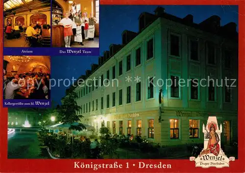 Dresden Wenzel Prager Bierstuben Atrium Wenzel Team Kellergewoelbe Dresden