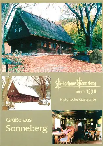 Sonneberg_Thueringen Lutherhaus Sonneberg Historische Gaststaette Gaststube Sonneberg Thueringen