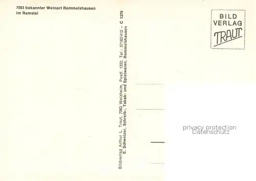 Rommelshausen Kath Kirche Ev Kirche Saint Rambert Stadion Ev Gemeindezentrum Adler Eck Haldenschule Hallenbad Rumoldschule Rommelshausen